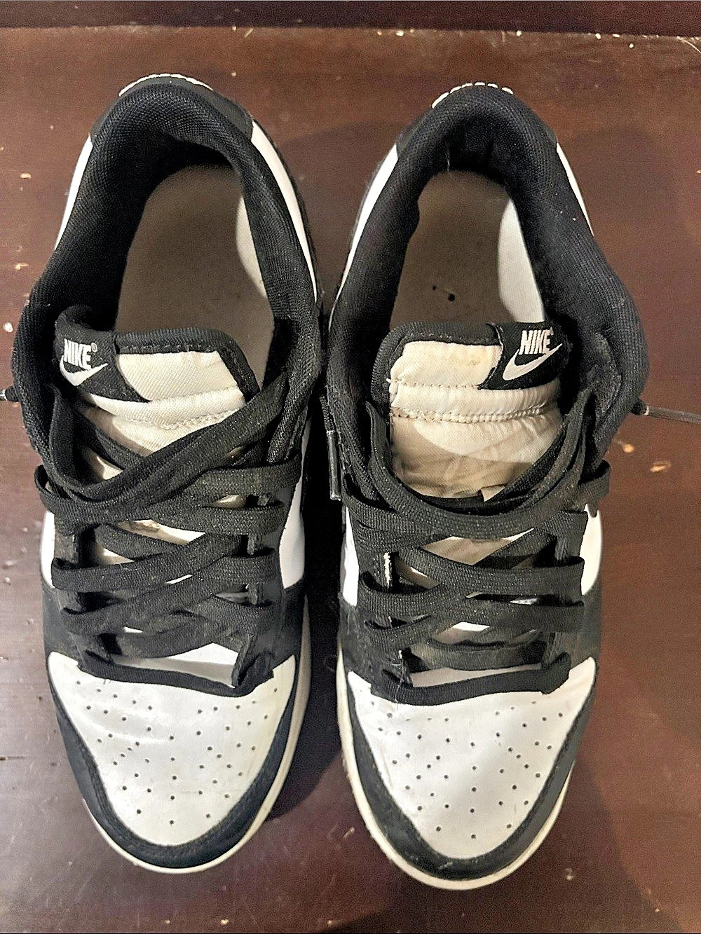 Nike Dunk Low Sneakers Black & White US 9